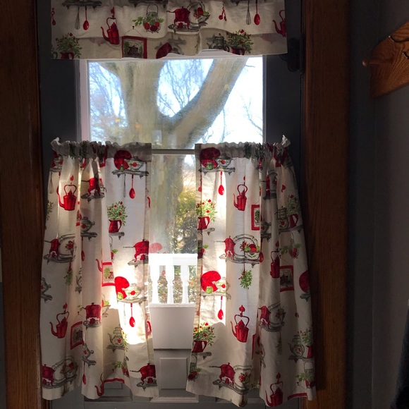 Vintage Café curtain set - Picture 9 of 10